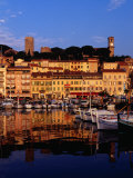 Eglise Notre Dame D'esperance Overlooking the Harbour at Dawn, Cannes, France Photographic Print by Richard I'Anson