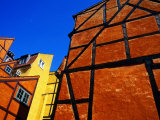 Half-Timbered Ochre Walls, Copenhagen, Denmark Photographic Print by Martin Lladó