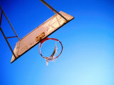 Worn Basketball Hoop, Copenhagen, Denmark Photographic Print by Martin Lladó