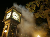 Gastown's Famous Steam-Powered Clock, Vancouver, Canada Photographic Print by Lawrence Worcester