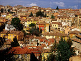 Old Houses and Rooftops, Perugia, Italy Photographic Print by Pershouse Craig