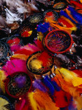 Dream Catchers for Sale at the Poncho Plaza Market, Otavalo, Ecuador Photographie par Richard I'Anson