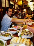 Pinxtos (Tapas) on Counter of Busy Ormazabal Taberna Bar, San Sebastian, Spain Photographic Print by Dallas Stribley