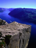 Preikestolen Rock, Lysefjord, Norway Fotografisk trykk av Anders Blomqvist Preikestolen Rock, Lysefjord, Norway Fotografisk trykk av Anders Blomqvist