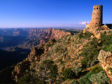 Watchtower at Desert View on Canyon's Southern Edge, Grand Canyon National Park, USA Photographic Print by John Elk III