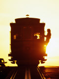 Silhouetted Cable Car, California Street, San Francisco, United States of America Photographic Print by Richard Cummins
