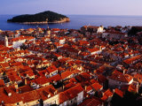 Old Town Buildings and Rooftops, Dubrovnik, Croatia Photographie par Richard I'Anson
