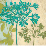 Modern Agapanthus Affiches par Stefania Ferri