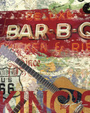 Deluxe Bar-B-Q Póster por Eric Yang