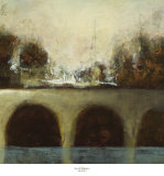 Foggy Bridge II Plakater af Randy Hibberd