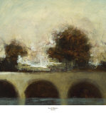 Foggy Bridge I Poster af Randy Hibberd