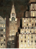 Manhattan Aglow Posters by Paulo Romero