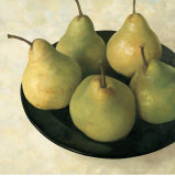 Classic Bartlett Pears Prints by Fabrice De Villeneuve