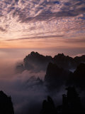 Morning Mist on Mt. Huangshan (Yellow Mountain), China Photographic Print by Keren Su Morning Mist on Mt. Huangshan (Yellow Mountain), China Photographic Print by Keren Su