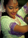 Indian Cultural Dances, Port of Spain, Trinidad, Caribbean Lámina fotográfica por Greg Johnston