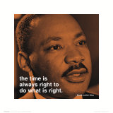 Martin Luther King, Jr. : right Posters