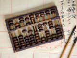 Chinese Abacus with Brushes, China Photographic Print by Keren Su Chinese Abacus with Brushes, China Photographic Print by Keren Su