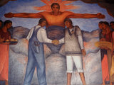 Murals by Diego Rivera, Secretary of Public Education, Mexico Photographic Print by Russell Gordon