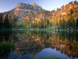Mt. Magog Reflected in White Pine Lake at Sunrise, Wasatch-Cache National Forest, Utah, USA Photographic Print by Scott T. Smith
