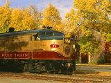 Napa Valley Wine Train Rolls through Rutherford, California, USA Photographic Print by John Alves