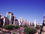 Avenida 9 de Julio and Obelisco, Buenos Aires, Argentina Photographic Print by Michele Molinari