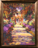Il Viale del Gardino Prints by Claude Monet