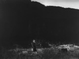 Georgia O'Keeffe Taking Morning Walk at Ghost Ranch Premium Photographic Print by John Loengard