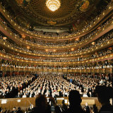Audience at Gala on the Last Night in the Old Metropolitan Opera House Reprodukcja zdjęcia autor Henry Groskinsky Audience at Gala on the Last Night in the Old Metropolitan Opera House Reprodukcja zdjęcia autor Henry Groskinsky