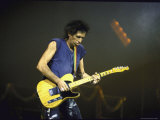 Musician Keith Richards Performing Premium Photographic Print by David Mcgough