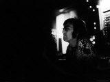 Singer John Lennon Working on His Album "Mind Games" at the Record Plant Premium Photographic Print by David Mcgough