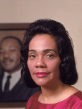 Coretta Scott King, Widow of Civil Rights Leader Martin Luther King, Jr Premium Photographic Print by Vernon Merritt III