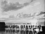 124th Cavalry Regiment, 5,332nd Brigade on Their Journey from Ramgarh Training Center to Myitkyina Premium Photographic Print by Kirsten 