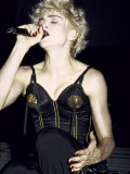 Singer Madonna Performing Premium Photographic Print by David Mcgough