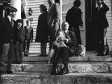 Family Reunion at Senator William Buckley's Estate, Showing William Buckley with the Family Dogs Premium Photographic Print by Alfred Eisenstaedt
