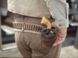 Gun and Holster Belonging to Actor John Wayne During Filming of Western Movie "The Undefeated" Photographic Print by John Dominis