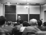 Albert Einstein Lecturing to Class at the Institute for Advanced Study, Photographic Print