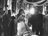 Actress Jane Fonda Dancing Amidst Others of the Nation's Elite at Society Gala Ball Premium Photographic Print by Yale Joel