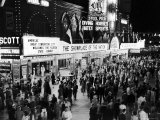 Crowds Gathering Outside the Steel Pier in Resort and Convention City Premium Photographic Print by Alfred Eisenstaedt
