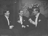 Violinist Nathan Milstein, Pianist Vladimir Horowitz and Cellist Gregor Piatigorsky Premium Photographic Print by Alfred Eisenstaedt