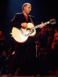 Musician Pete Townshend of Musical Group the Who Performing Premium Photographic Print by Dave Allocca