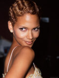 Actress Halle Berry at Screening of Her HBO Television Film "Dorothy Dandridge" Premium Photographic Print by Marion Curtis