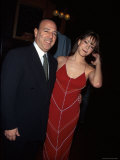 Record Executive Tommy Mottola and Wife, Singer Mariah Carey Premium Photographic Print by Dave Allocca
