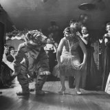 The Tiger Getting Expert Instructions from the Lady, During Charleston Party, Photographic Print