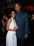 Actress Halle Berry and Husband, Professional Baseball Player David Justice Premium-Fotodruck von Dave Allocca