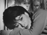 Actress Lee Grant with a Oil Painting She Did in Spare Time Premium Photographic Print by John Loengard
