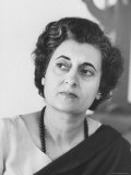 Mrs. Indira Gandhi Lámina fotográfica de primera calidad por Larry Burrows