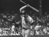 Baseball Player Mickey Mantle in New York Stadium Premium Photographic Print by John Dominis