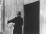 Georgia O'Keeffe Carrying a Basket Premium Photographic Print by John Loengard