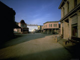 Gunfight at the O.K. Corral and True Grit, Shot in Back Lot of Paramount Pictures Fototryk i høj kvalitet af Henry Groskinsky