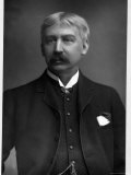 Portrait of Bret Harte, American Writer, by W. and D. Downey, London, England Premium Photographic Print by W&d Downey